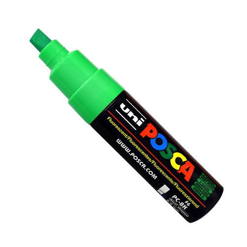 POSCA PC-17K Extra Broad Rectangular Chisel Paint Marker, White