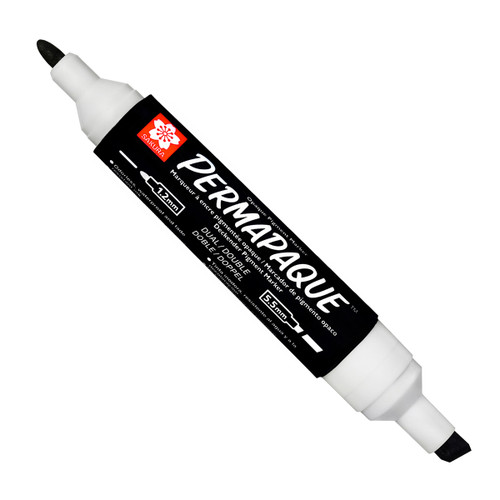 Sakura Permapaque Dual Point fine and chisel tip permanent ink marker