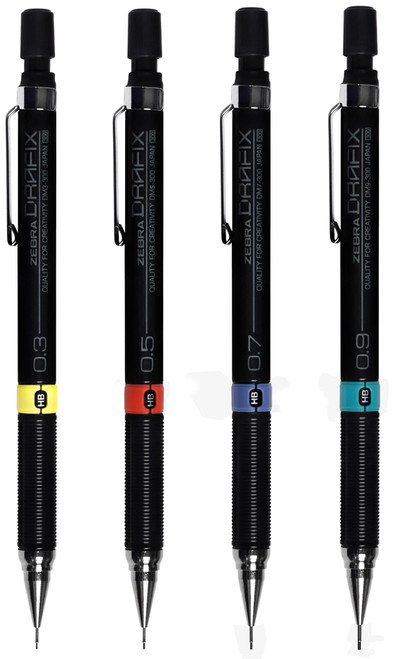 Zebra Zensations Drafix Technical Pencils | MarkerSupply