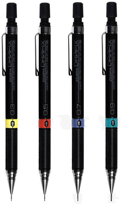 Zebra Drafix Mechanical Pencils with eraser and #2 HB lead