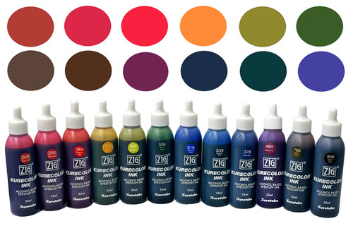 Zig Kurecolor Twin WS Deep Color Set w/Bonus Blender