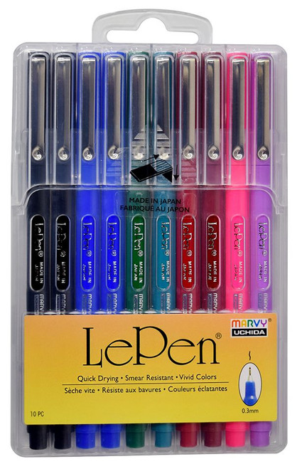 Marvy Le Pen set of 10 Basic Colors 4300-10a