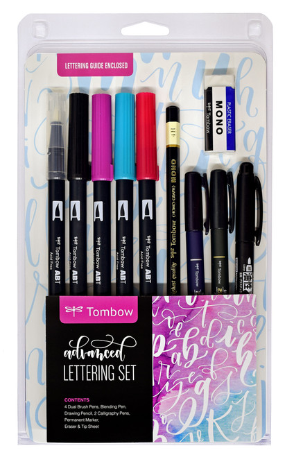 Tombow 56190 Beginner Lettering Set. Includes Essential Tools to Start Hand  Lettering