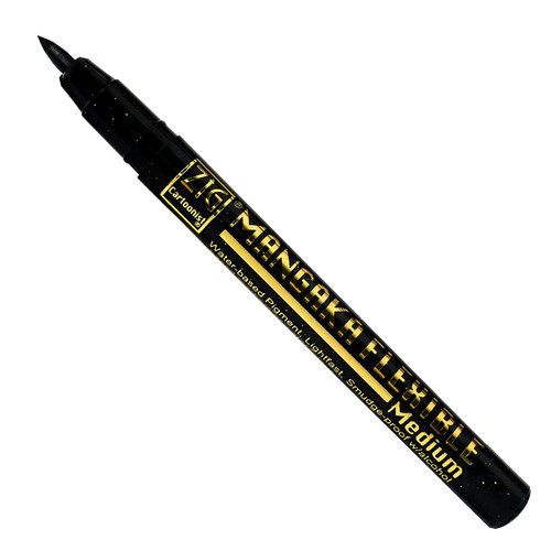 Zig Mangaka Cartoonist Flexible Marker - Medium tip brush pen for manga, illustrations, and sketching