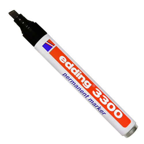 edding 3300 chisel tip refillable permanent markers for colorful marking and lettering on multiple surfaces