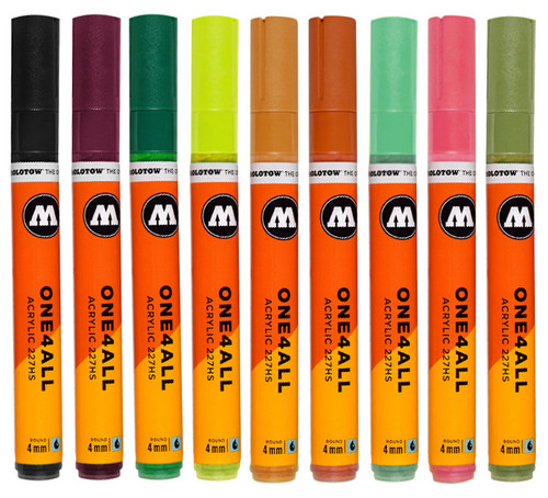 Molotow ONE4ALL 227HS 4mm | Acrylic Paint Marker, Refillable