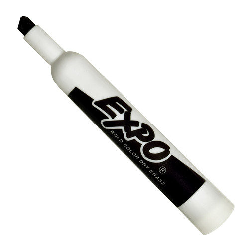 Expo Dry Erase Marker Chisel Tip original black ink marker