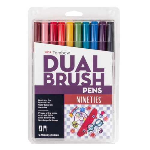 Tombow Abt Dual Brush Pen - 6 Color Set - Botanical