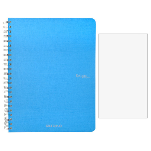 Fabriano Ecoqua notebooks, large A4 size, Spiral bound, Blank pages