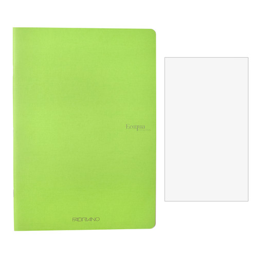 Fabriano Ecoqua notebooks, larger A4 size, blank pages, Staple Bound