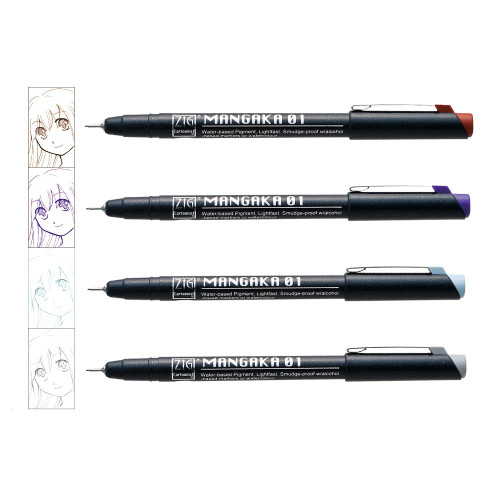 MARK DREW マークドリュー シルクスクリーン プリント A3 Kuretake Zig Art & Graphic Twin Markers | BLICK Art Materials