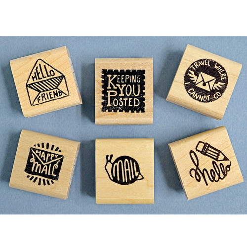 Peppercorn Paper Snail Mail Rubber Stamps
