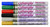 Marvy Decocolor Calligraphy Set of 6 Oil-Based Paint Markers