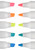 Zebra Mildliner Double-Ended Highlighter 5-Pack - Fluorescen