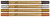 Set of 4 Double Ended Zig Calligraphy Metallic Markers in Copper, Gold, Silver, and Black