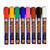 Zig Posterman Wet Wipe Broad Chisel Tip Set of Water-Erase Paint Markers