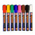 Zig Posterman Wet Wipe Broad Chisel Tip Set of Water-Erase Paint Markers