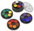 Koh-I-Noor Watercolor Wheel Stack Pack, 24 color compact portable pan paint set