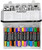 Sakura Permapaque Dual Point fine and chisel tip permanent ink marker Set of 20 with case