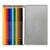 Holbein Artists Colored Pencil Basic Set of 12 in metal tin, oil-based lightfast professional quality for sketching, illustration, drawing and designs