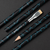 Blackwing Volume 2 Graphite Pencils with replaceable eraser and limited edition glow in the dark crack barrel design