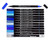 Zig Kuretake Art & Graphic Twin dual tip brush/fine marker set with 12 blue colors and a colorless blender pen for watercolor artwork