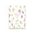 Midori To Do List Memo Pad, Small A6 size, 80 sheets with dried flower theme designs, Made in Japan