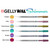 Gelly Roll Shimmer gel pen set of 6 metallic iridescent color shift ink