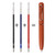 Uniball One 3 multicolor pen black blue and red ink- refillable .5mm roller ball writing tool