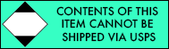 This item can only be shipped via UPS