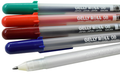 White Gelly Roll Classic Pen - 3 size options – The Paper + Craft Pantry