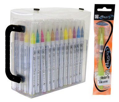 Zig Clean Color Real Brush 48 Color Collection w/ Case