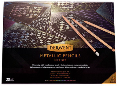 Derwent Limited Edition Metallic Pencil Copper Paperweight Gift Set -  5028252598866