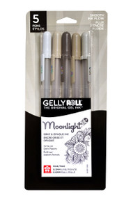 Gelly Roll Moonlight 06 Fine Tip- Pack of 10 Bright Colors (58176)