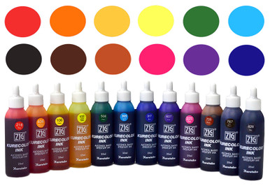 Zig Kurecolor Alcohol Ink Basic Colors Set of 12