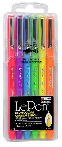 Uchida LePen Flex Neon 6 Colors