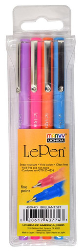 Marvy® LePen™ Brilliant Color Extra Fine Point Markers (1 Set(s))