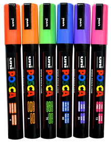 Uni Posca Paint Marker Kits Cases Sets Packs All Options Pastel & Mega Packs