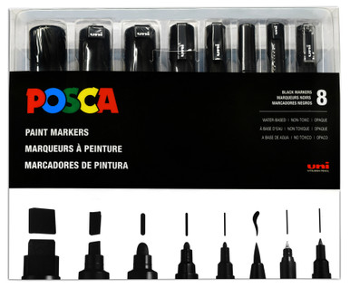 POSCA Marker 1M - Black – Outline