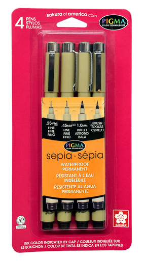 Sakura Pigma Micron Pen Set - Black, 005, Pkg of 6
