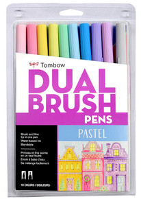 Tombow Dual Brush Pen Set of 6- Red Blendables