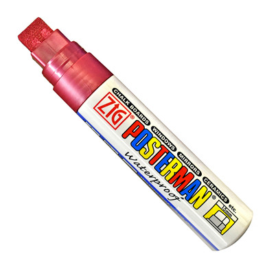 Zig Posterman Waterproof Broad 15mm Tip 5 Color Marker Kit for