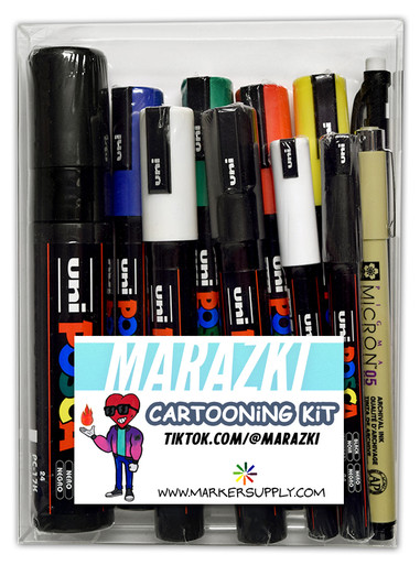 Here is how to blend your Posca markers the correct way. In the Tik to