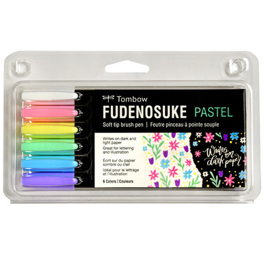 Tombow Fudenosuke Brush Pen Hard Tip, Neon Color Set Review — The Pen Addict