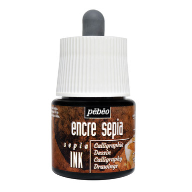 Pebeo Sepia Ink (encre sepia) | Marker Supply