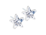 Crystal Star Stud Earrings - 6mm Crystal Star Stud Earrings - 6mm