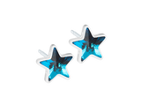 Aquamarine Star Stud Earrings - 6mm Aquamarine Star Stud Earrings - 6mm