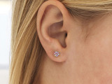 Light Fantasy Daisy Stud Earrings - 5mm