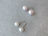 White Pearl Earrings - 6mm