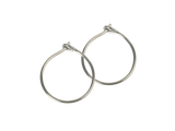 Safety Hoop Earrings - 14mm Safety Hoop Earrings - 14mm